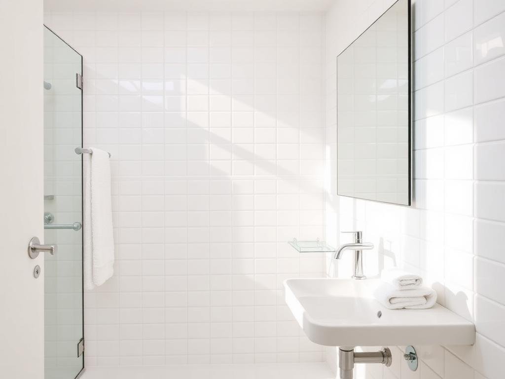 Spotless clean bathroom