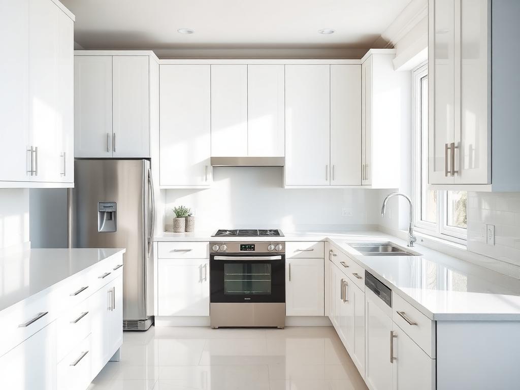 Sparkling clean modern kitchen